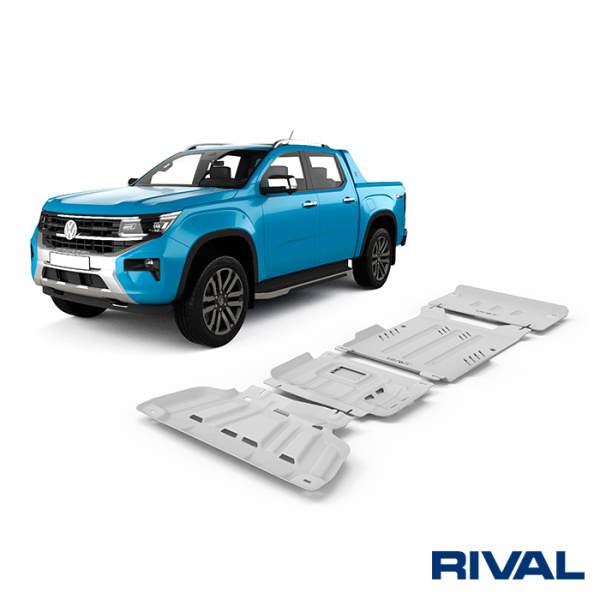 Skid Plate Set (Radiator, Engine, Gearbox, Transfer Case) Ford Everest 2022-; Ranger 2022-;  Volkswagen Amarok 2023-; 